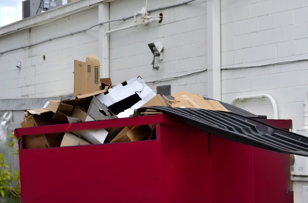 Residential dumpster placed near home renovation project in Wawarsing